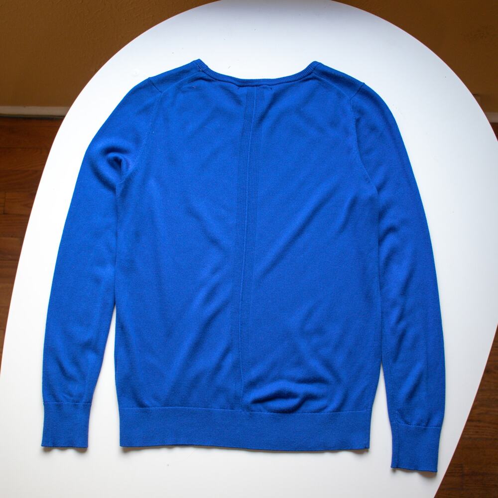 Banana Republic | Blue Cashmere-Silk Blend Crewneck Sweater | Size XS - Picture 5 of 6